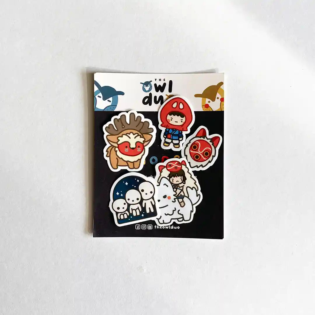Studio Ghibli: Princess Mononoke Stickers
