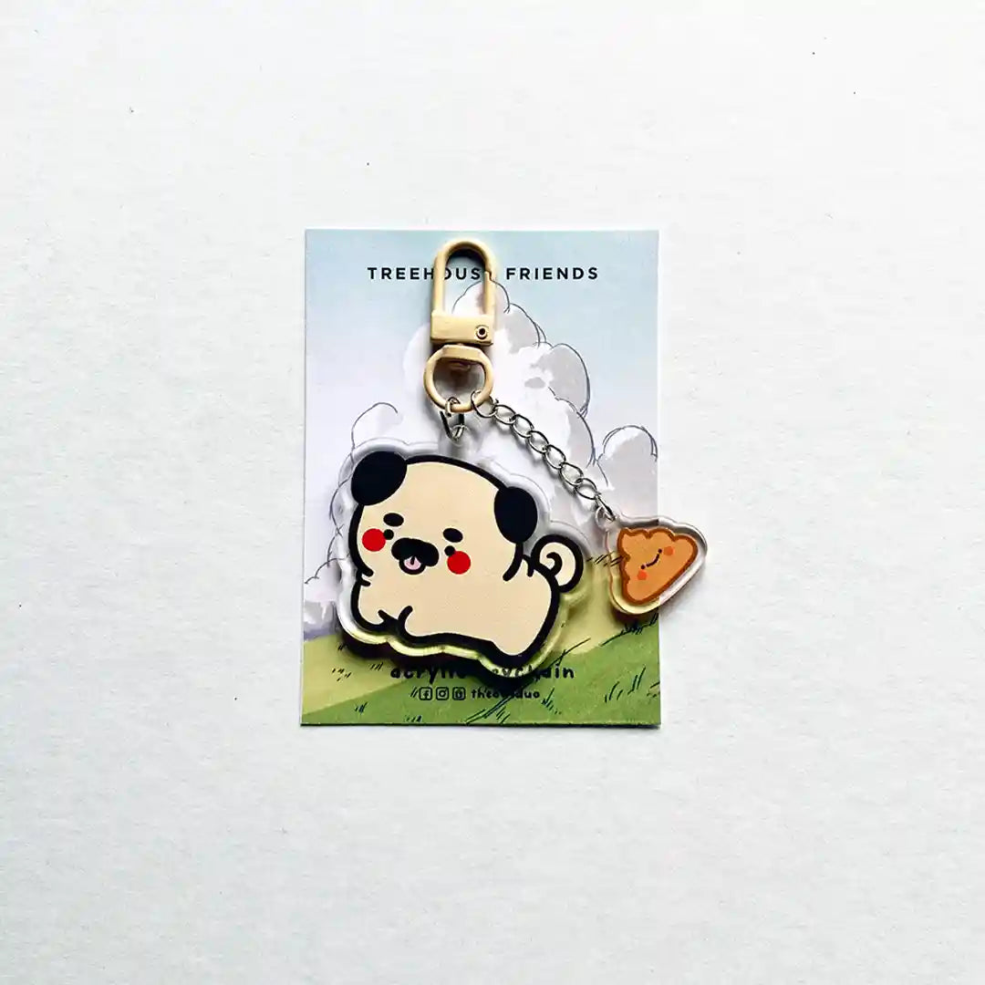 Treehouse Friends Keychain