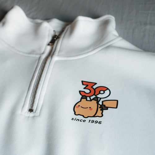 30th Anniversary Pikachu Quarter-zip Sweatshirt