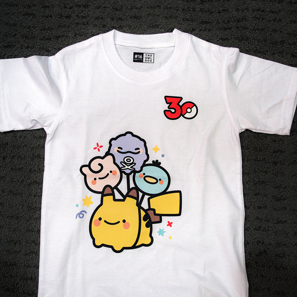 [PREORDER] 30th Anniversary Pikachu Kid's Shirt