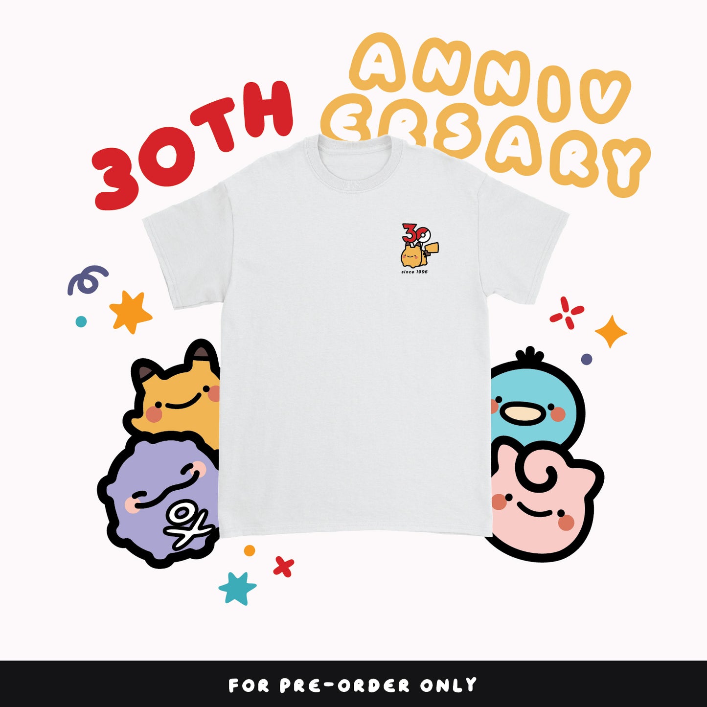 [PREORDER] 30th Anniversary Pikachu Shirt