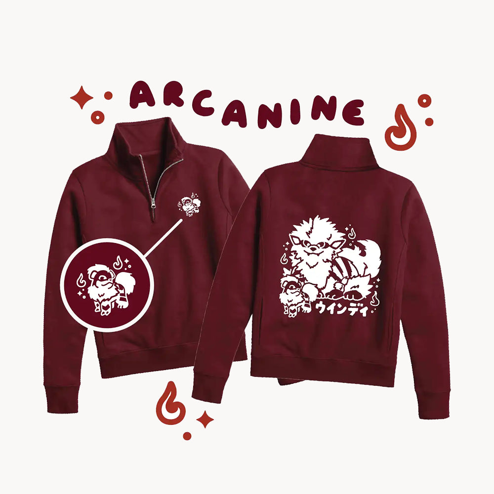 Arcanine Quarter-zip Sweatshirt