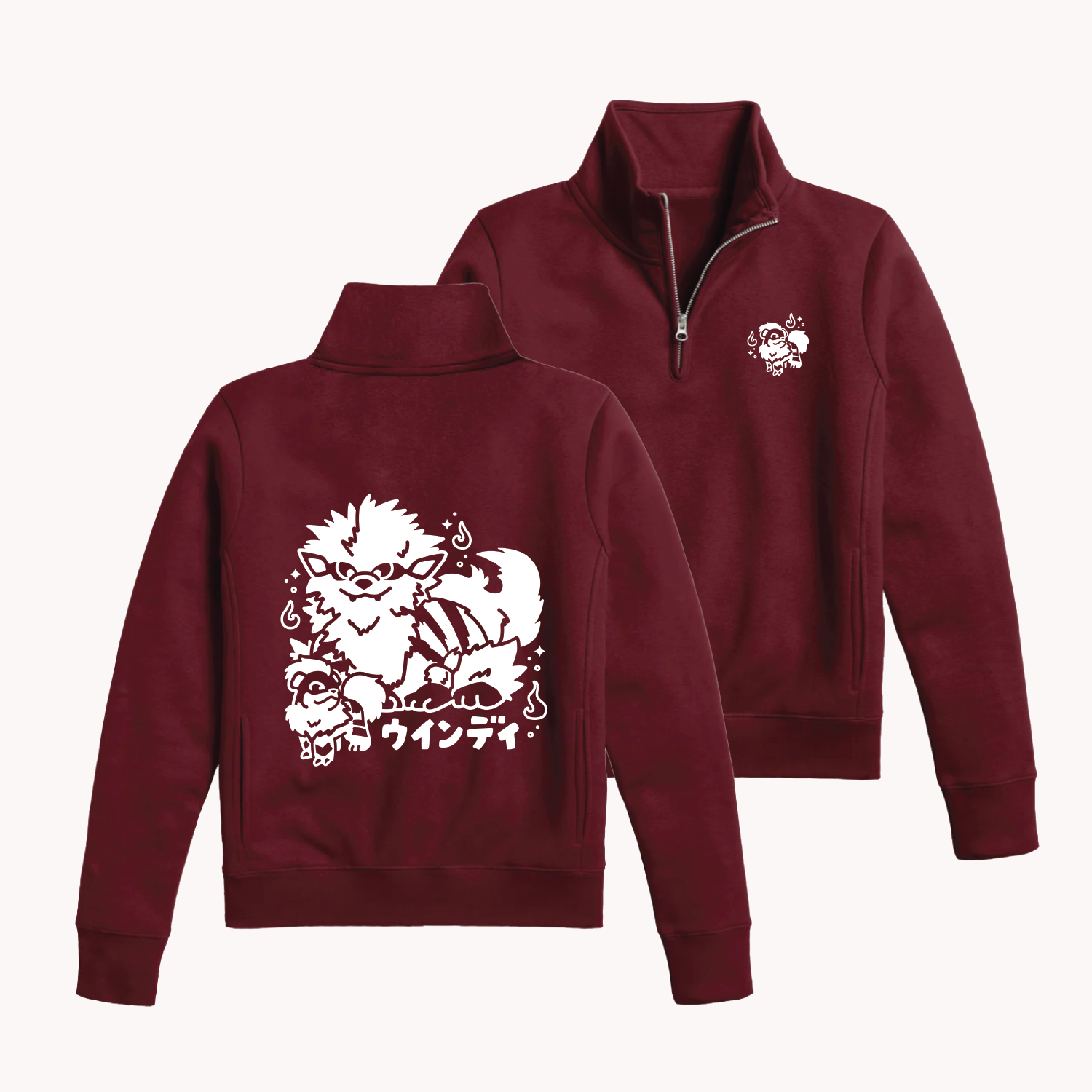 Arcanine Quarter-zip Sweatshirt