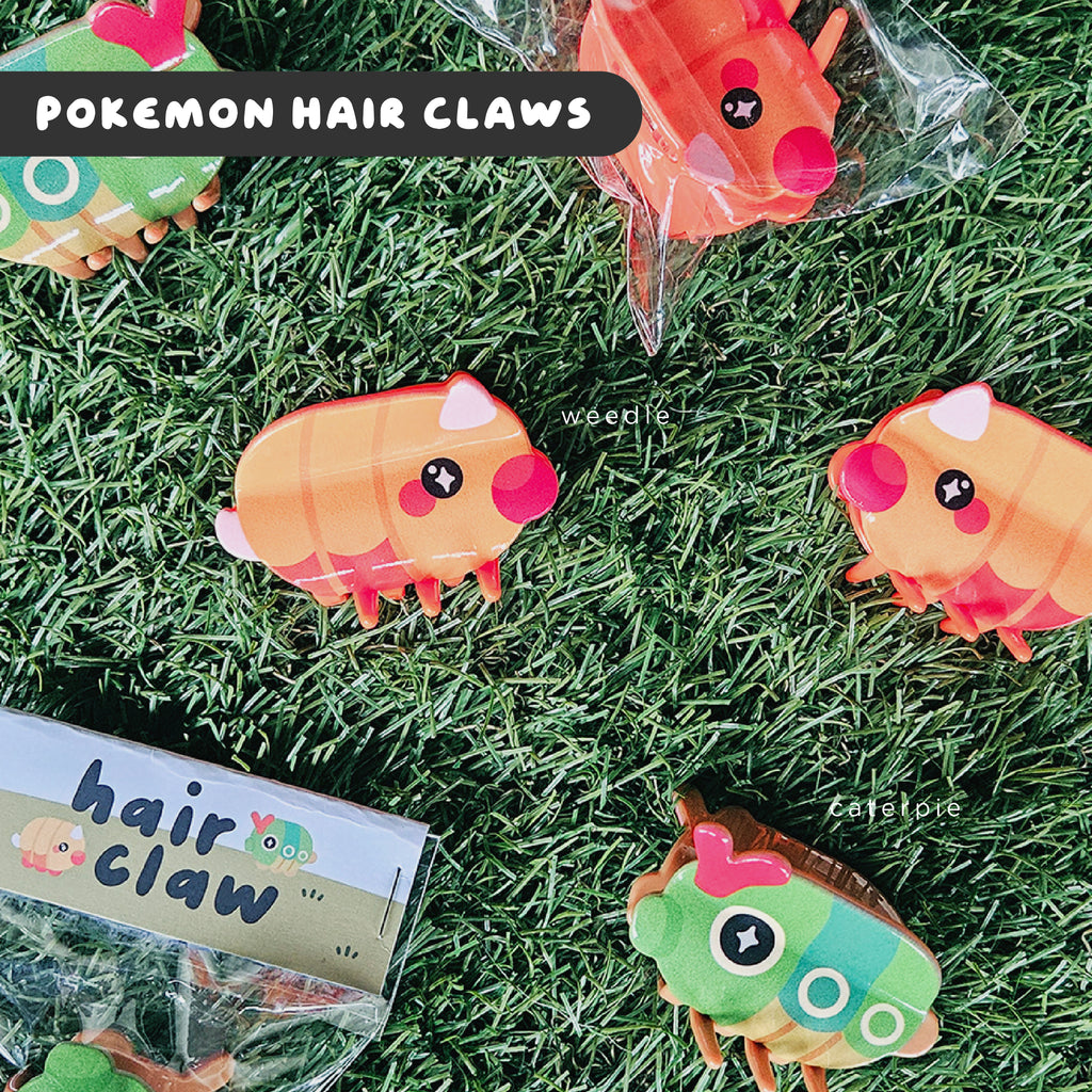Pokemon Caterpie + Weedle Hair Claw