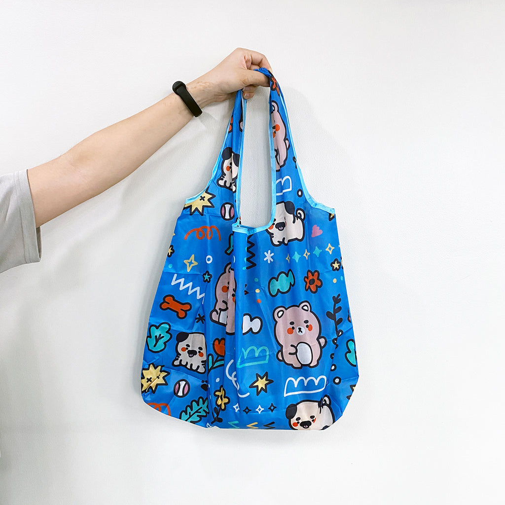 Owl Duo Foldable Eco Bag