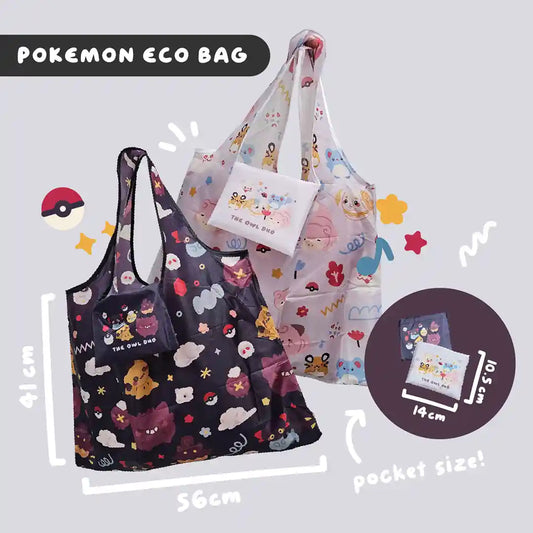 Ghost/Fairy Pokemon Foldable Eco Bag