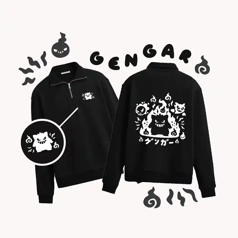 Gengar Quarter-zip Sweatshirt