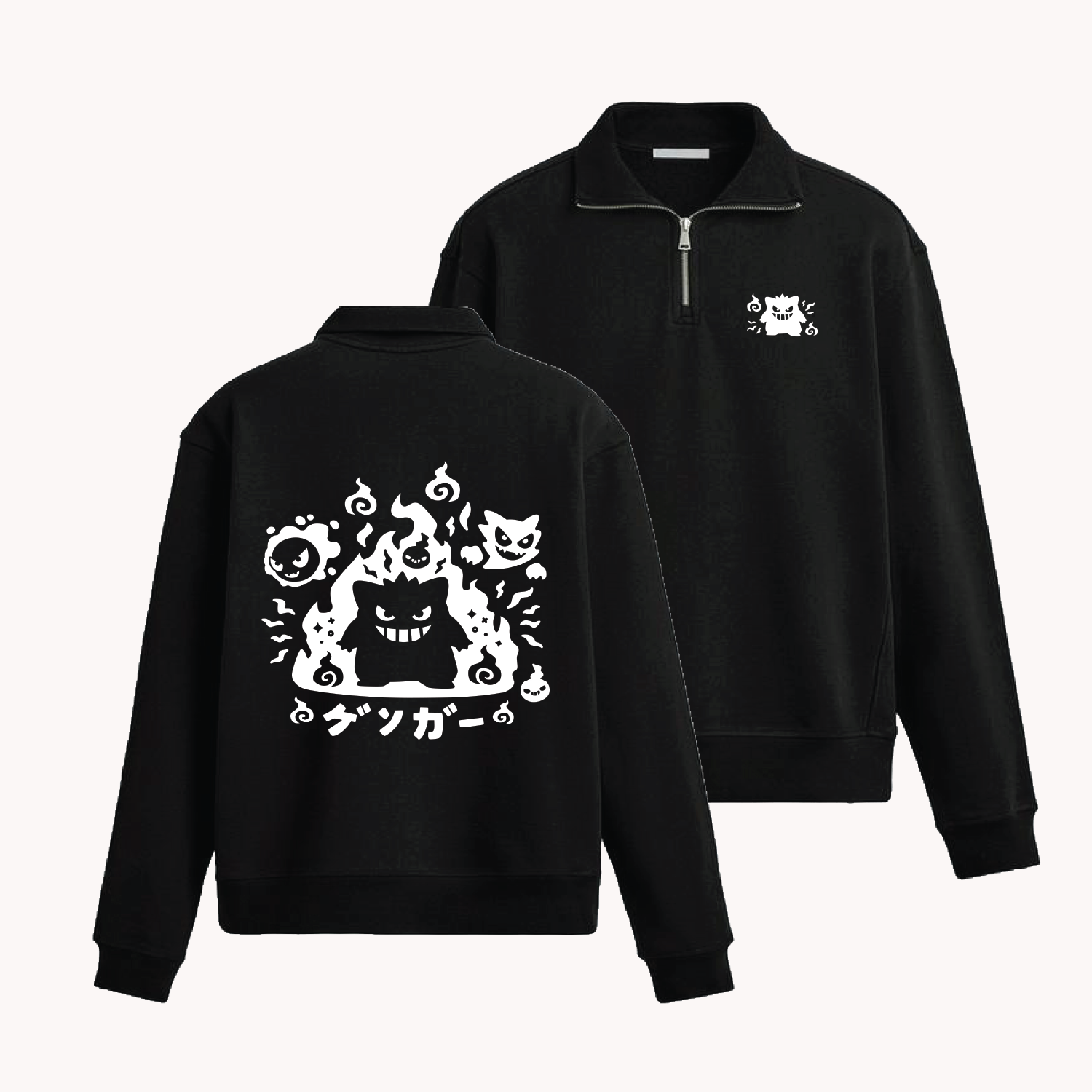 Gengar Quarter-zip Sweatshirt