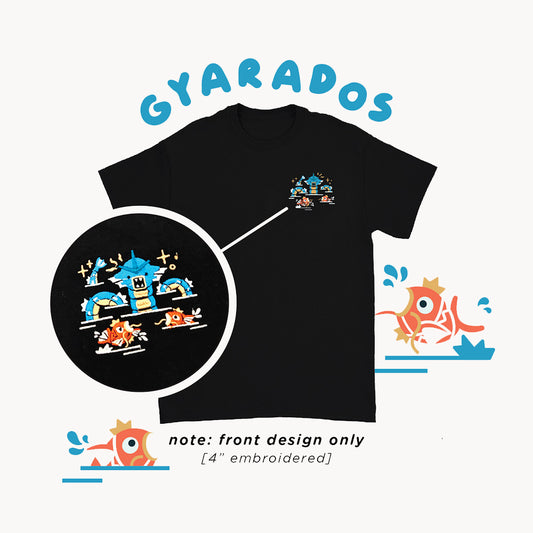 Gyarados Embroidered Shirt