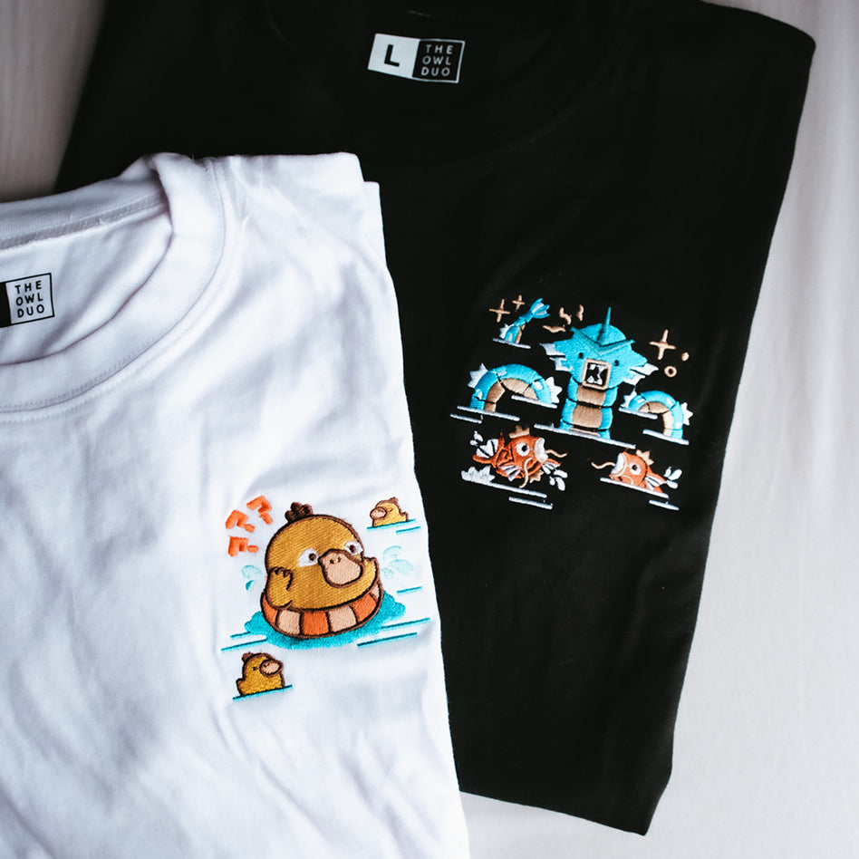 [PREORDER] Psyduck Embroidered Shirt