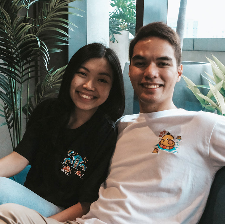 Psyduck Embroidered Shirt