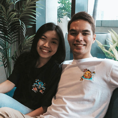 [PREORDER] Psyduck Embroidered Shirt