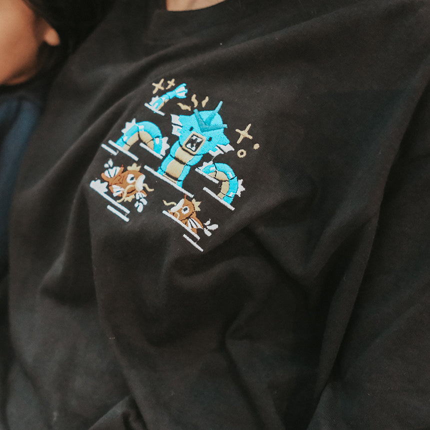 Gyarados Embroidered Shirt