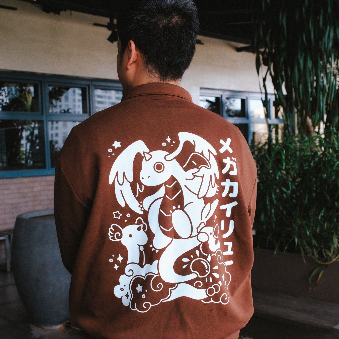 [PRE-ORDER] Mega Dragonite Quarter-zip Sweatshirt