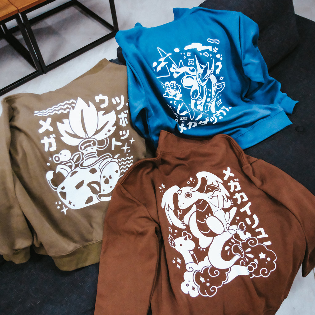 [PRE-ORDER] Mega Dragonite Quarter-zip Sweatshirt
