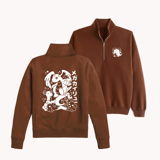 [PRE-ORDER] Mega Dragonite Quarter-zip Sweatshirt