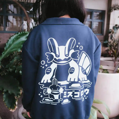 Mudkip Quarter-zip Sweatshirt