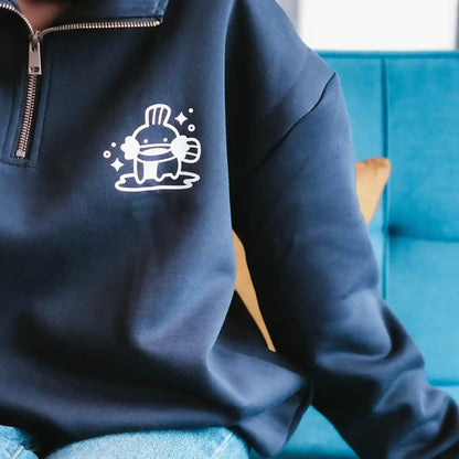 Mudkip Quarter-zip Sweatshirt