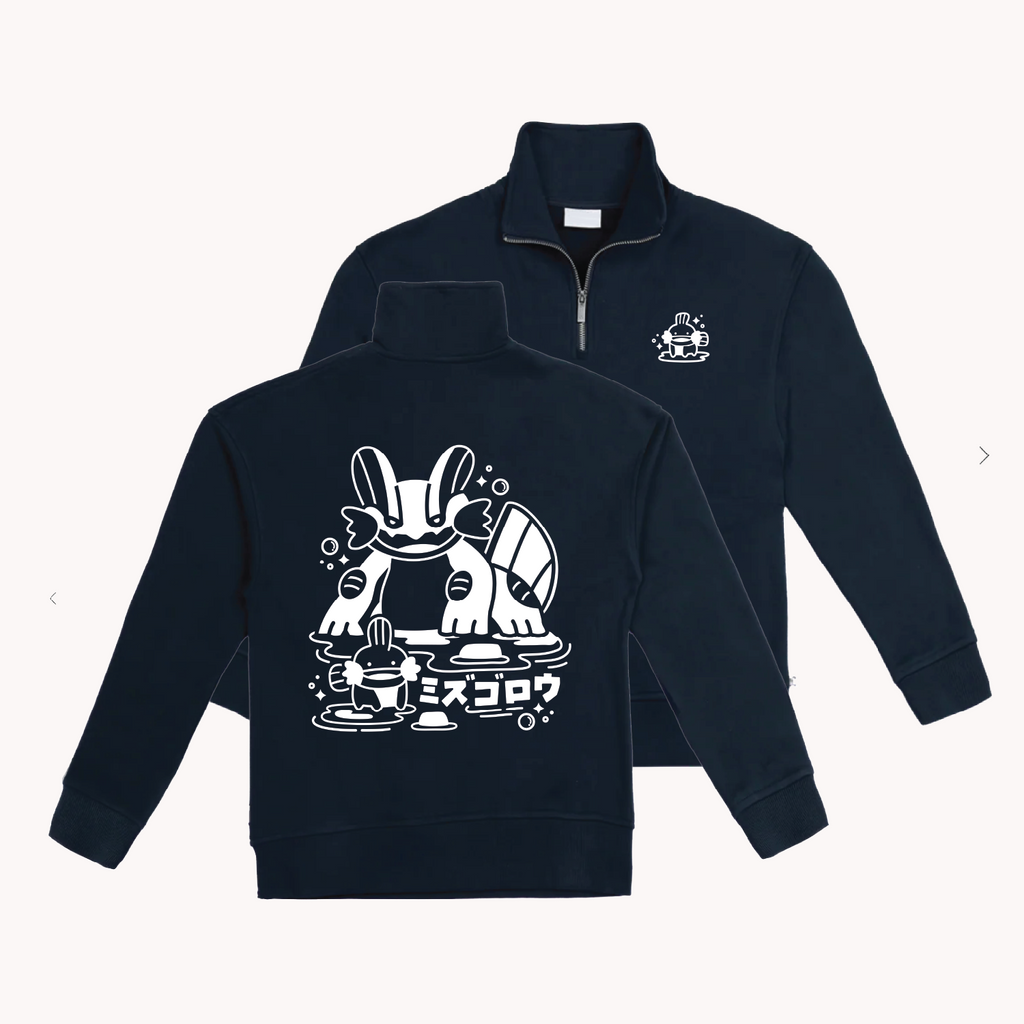 Mudkip Quarter-zip Sweatshirt