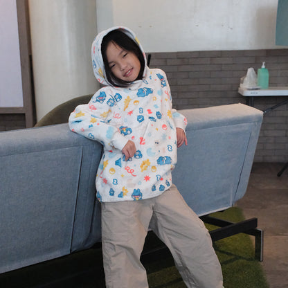Munchlax Blanket Hoodie (Kids)