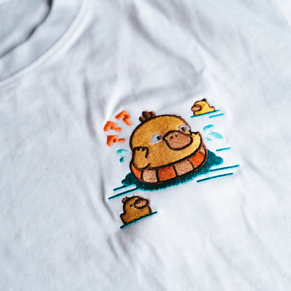 [PREORDER] Psyduck Embroidered Shirt