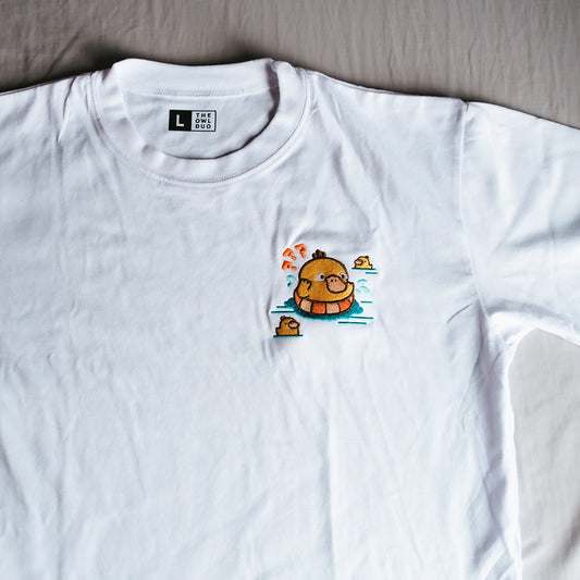 Psyduck Embroidered Shirt