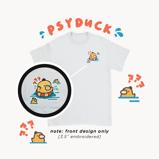 Psyduck Embroidered Shirt