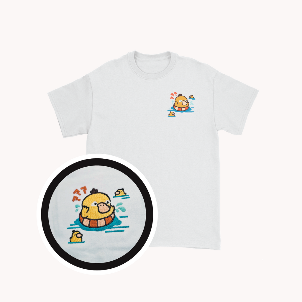 Psyduck Embroidered Shirt