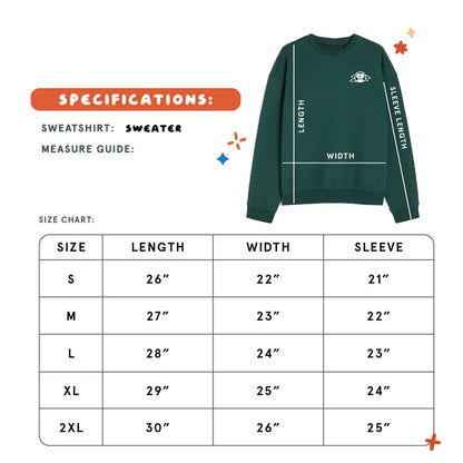 Rowlet Crew Neck Sweatshirt (Non-zip)