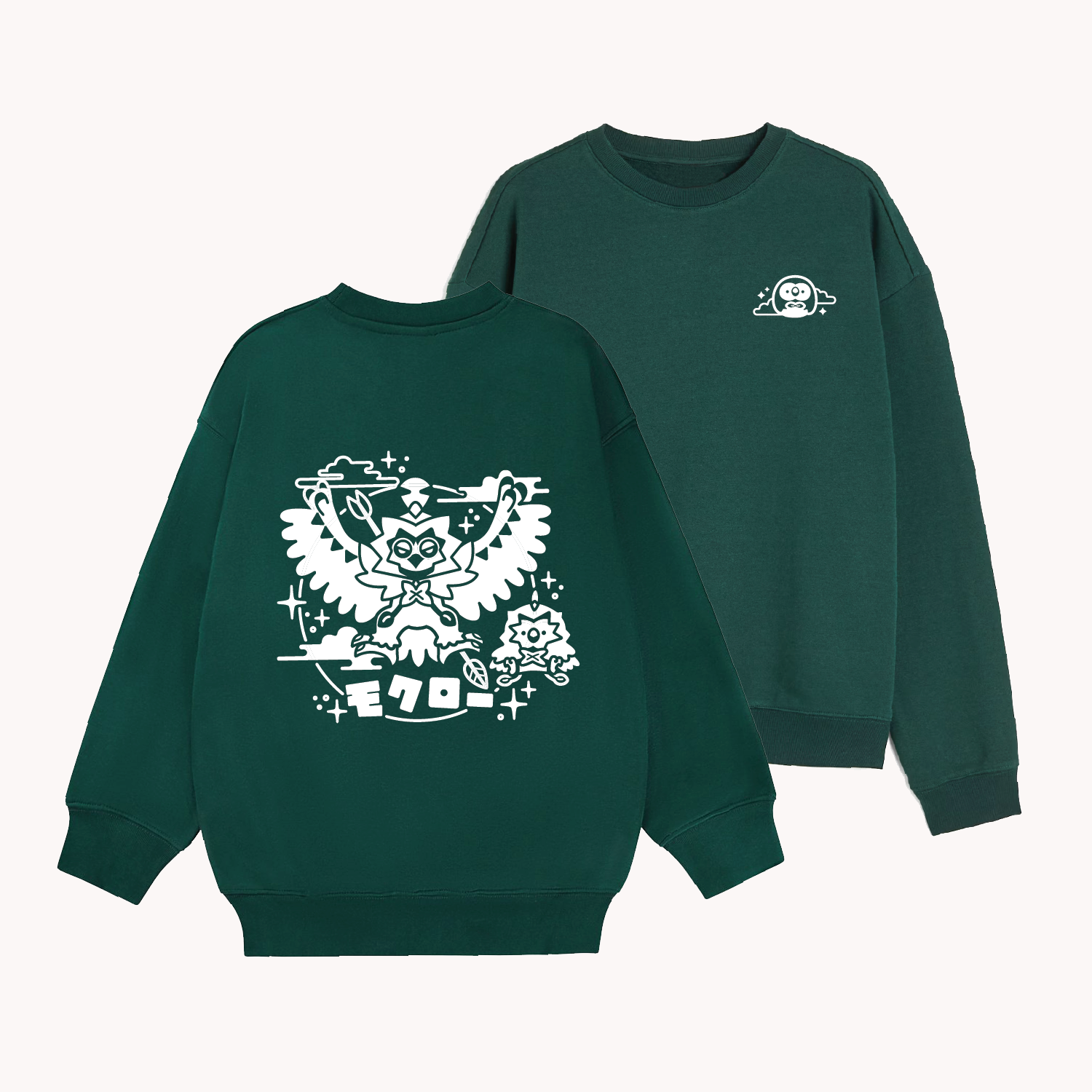 Rowlet Crew Neck Sweatshirt (Non-zip)