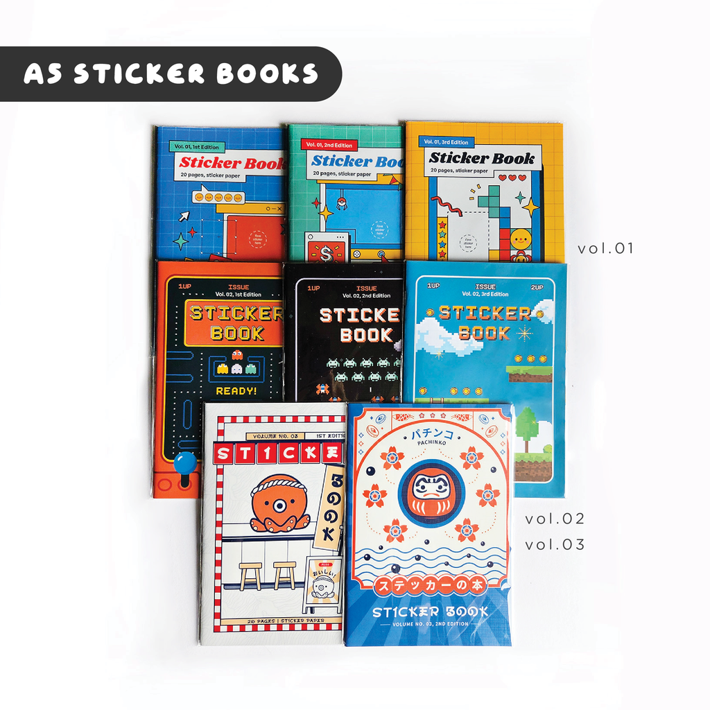 A5 Reusable Sticker Book