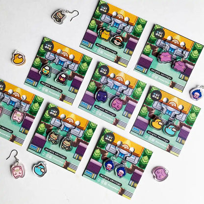 Pokemon Acrylic Earrings