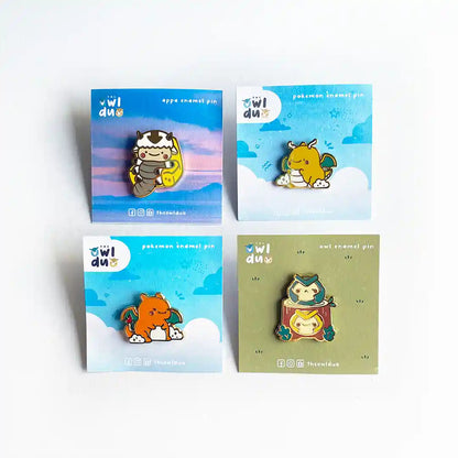 Pokemon and Avatar Enamel Pin
