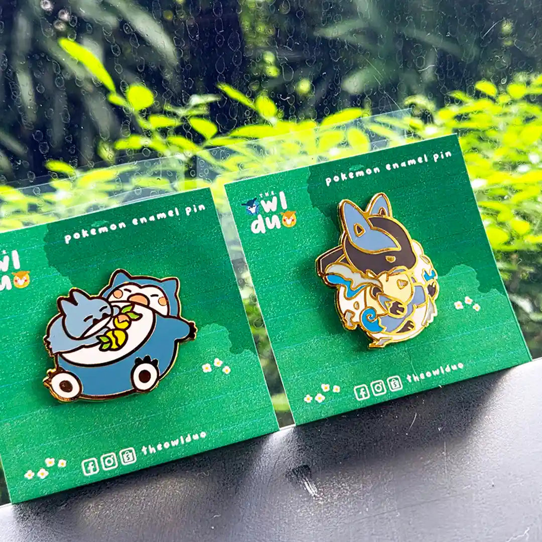Pokemon and Avatar Enamel Pin
