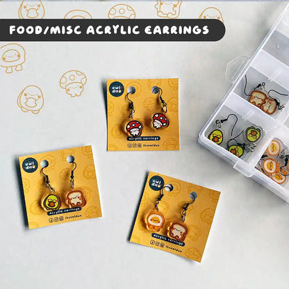 Food Acrylic Earrings