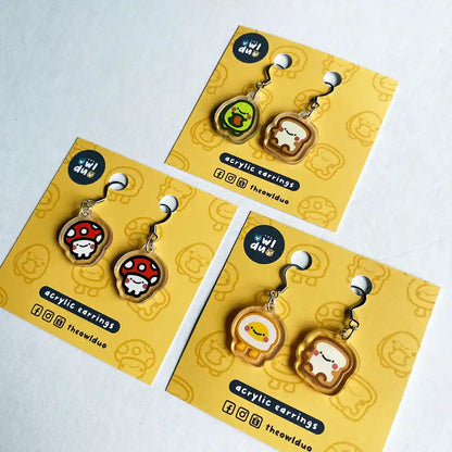 Food Acrylic Earrings