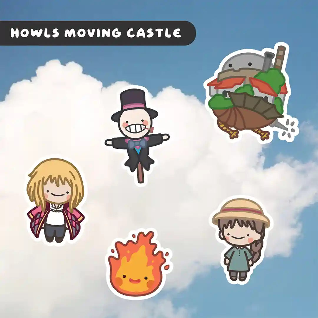 Studio Ghibli: Howl's Moving Castle Stickers
