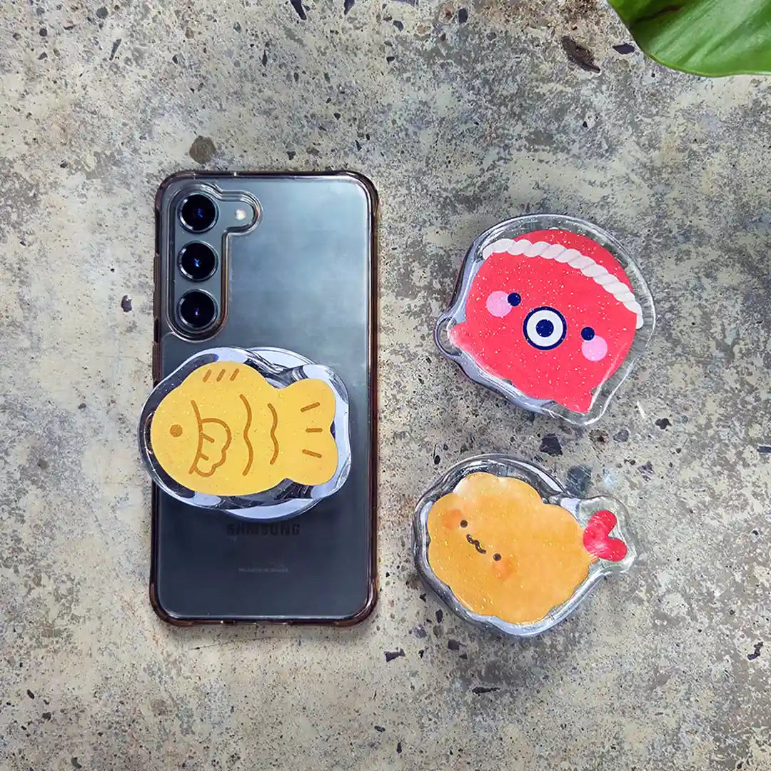 Japanese Food Market Magnetic Phone Grip