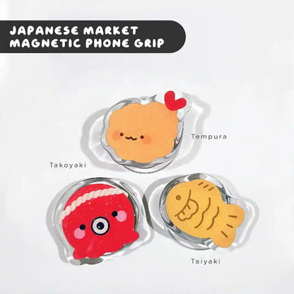 Japanese Food Market Magnetic Phone Grip