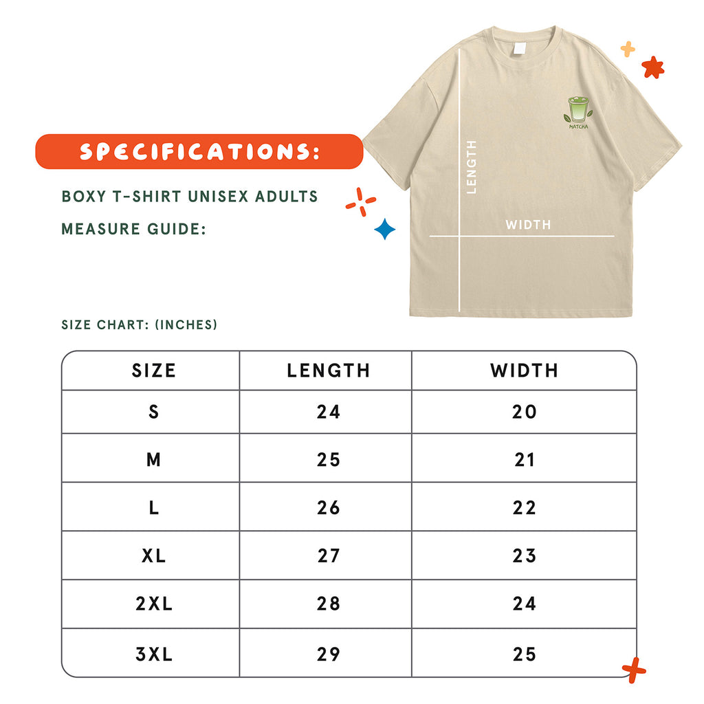 Coffee Club Oversized Boxy Cream Shirt