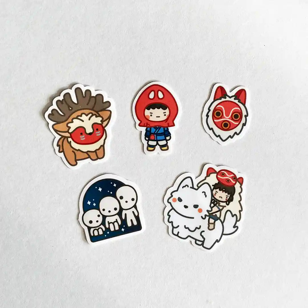 Studio Ghibli: Princess Mononoke Stickers
