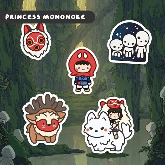 Studio Ghibli: Princess Mononoke Stickers