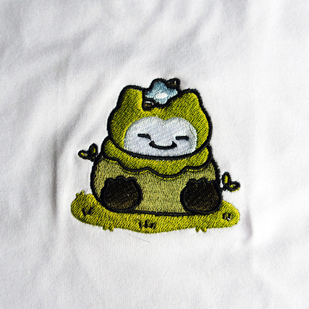 Mosslax Pokopia Embroidered Oversized Boxy Shirt