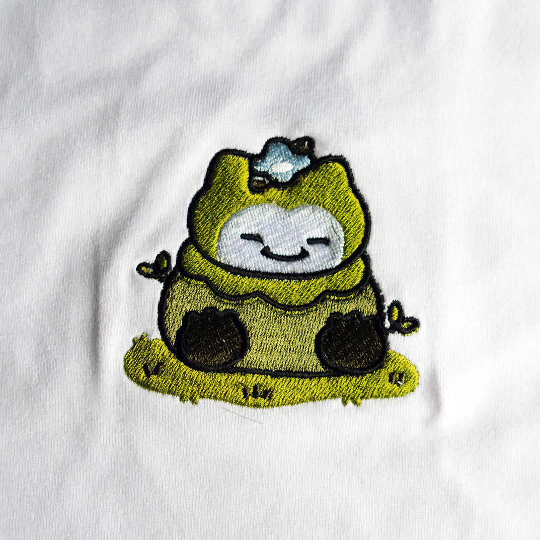 Mosslax Pokopia Embroidered Oversized Boxy Shirt