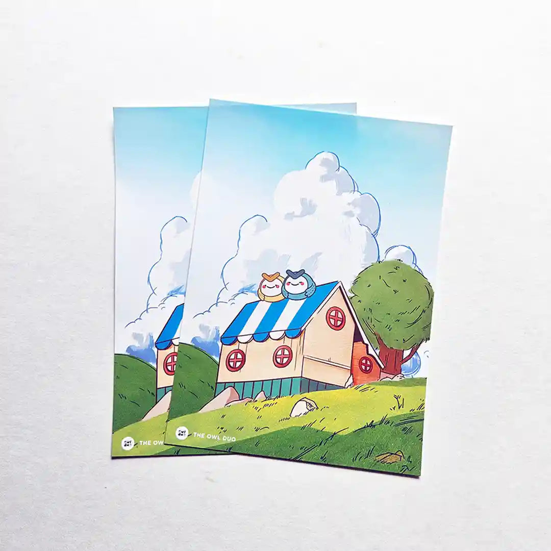 Treehouse Friends Art Print