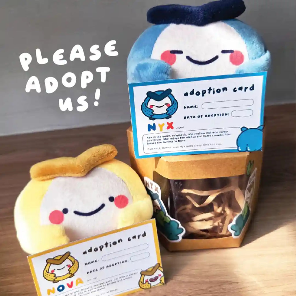 Nyx + Nova Mascot Plushies