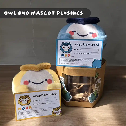 Nyx + Nova Mascot Plushies