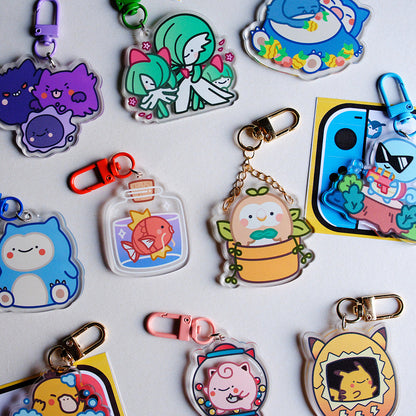 Pokemon Acrylic Keychains