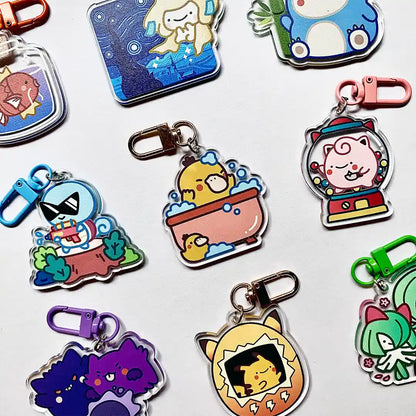 Pokemon Acrylic Keychains