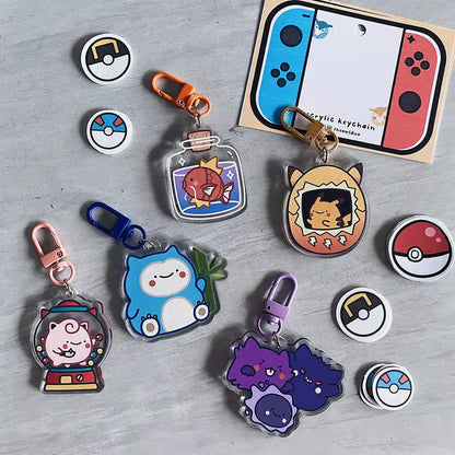 Pokemon Acrylic Keychains